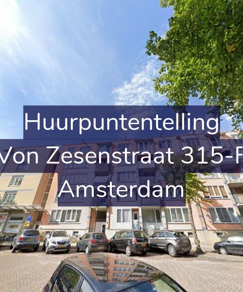 Foto gevel Huurpuntentelling voor Von Zesenstraat 315-F, Amsterdam