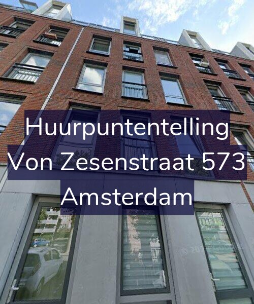 Foto gevel Huurpuntentelling voor Von Zesenstraat 573, Amsterdam