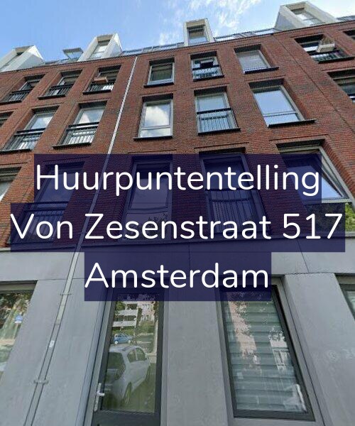 Foto gevel Huurpuntentelling voor Von Zesenstraat 517, Amsterdam