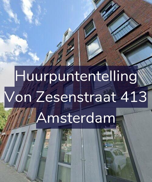 Foto gevel Huurpuntentelling voor Von Zesenstraat 413, Amsterdam