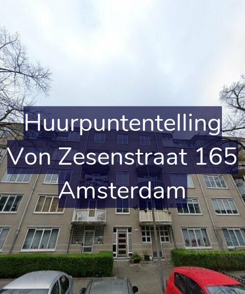 Foto gevel Huurpuntentelling voor Von Zesenstraat 165, Amsterdam