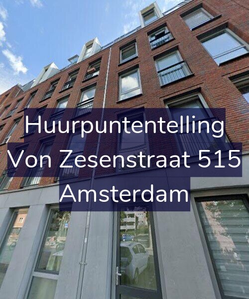 Foto gevel Huurpuntentelling voor Von Zesenstraat 515, Amsterdam
