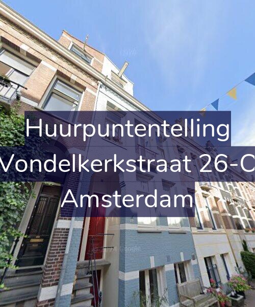 Foto gevel Huurpuntentelling voor Vondelkerkstraat 26-O, Amsterdam