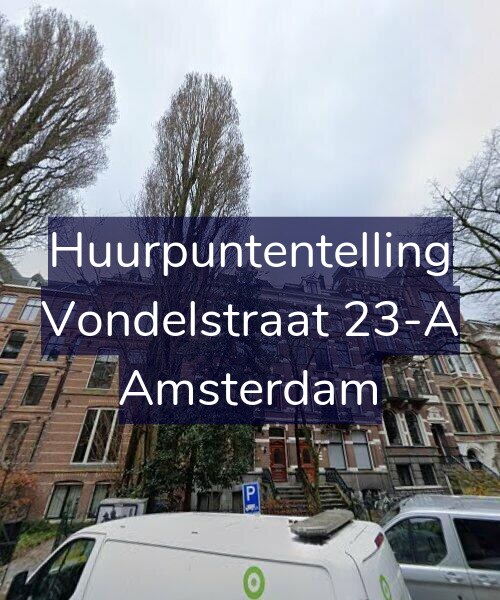 Foto gevel Huurpuntentelling voor Vondelstraat 23-A, Amsterdam