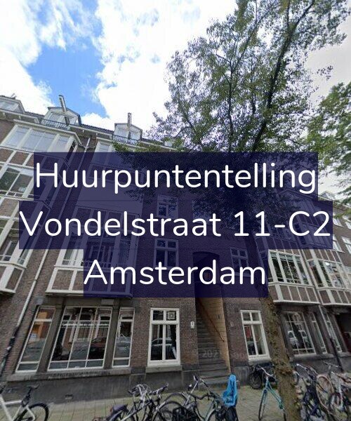 Foto gevel Huurpuntentelling voor Vondelstraat 11-C2, Amsterdam