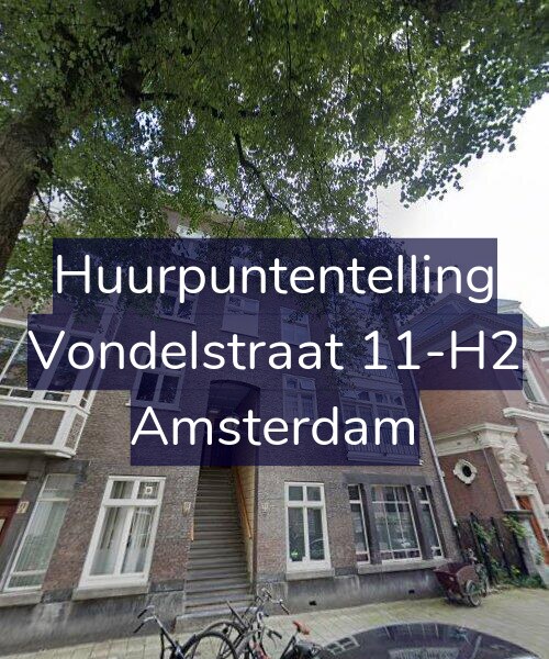 Foto gevel Huurpuntentelling voor Vondelstraat 11-H2, Amsterdam