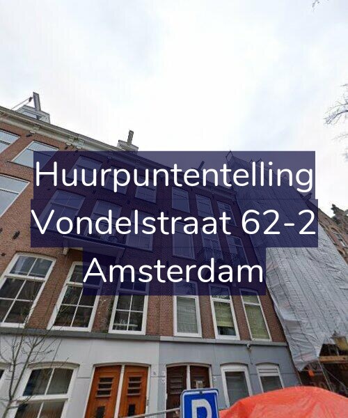 Foto gevel Huurpuntentelling voor Vondelstraat 62-2, Amsterdam