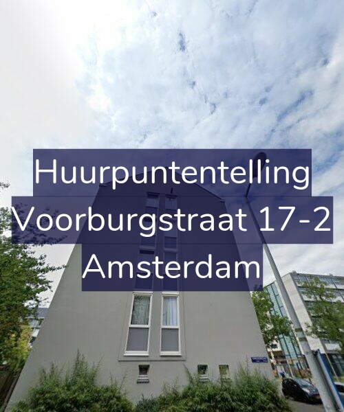 Foto gevel Huurpuntentelling voor Voorburgstraat 17-2, Amsterdam