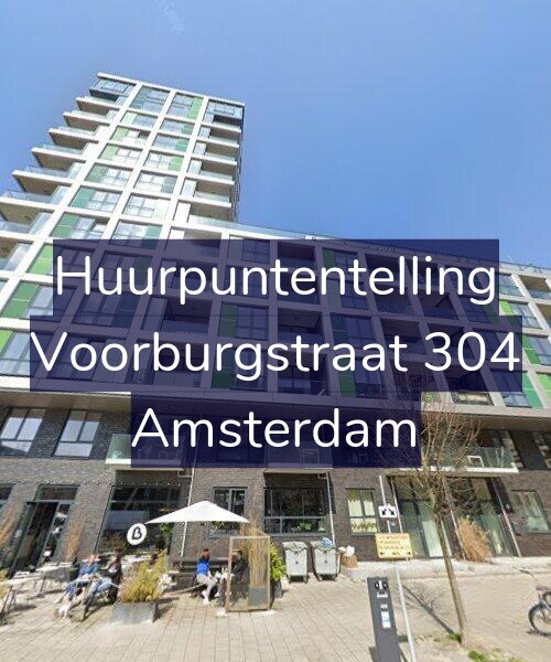 Foto gevel Huurpuntentelling voor Voorburgstraat 304, Amsterdam