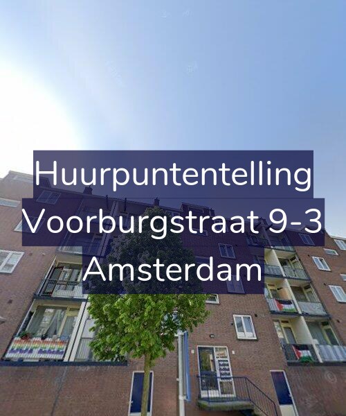 Foto gevel Huurpuntentelling voor Voorburgstraat 9-3, Amsterdam