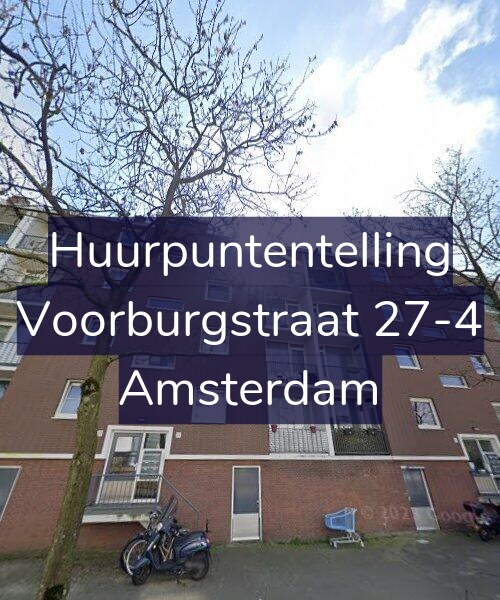Foto gevel Huurpuntentelling voor Voorburgstraat 27-4, Amsterdam