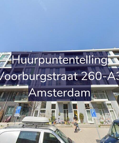 Foto gevel Huurpuntentelling voor Voorburgstraat 260-A3, Amsterdam
