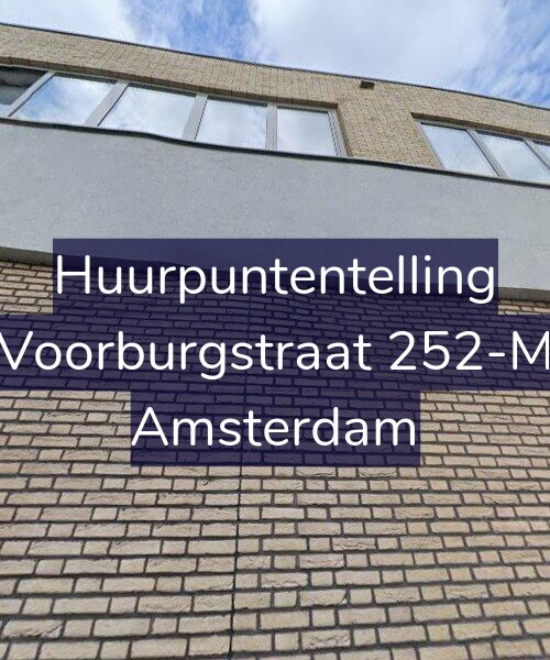 Foto gevel Huurpuntentelling voor Voorburgstraat 252-M, Amsterdam
