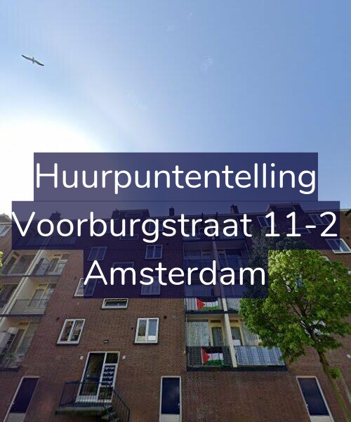 Foto gevel Huurpuntentelling voor Voorburgstraat 11-2, Amsterdam