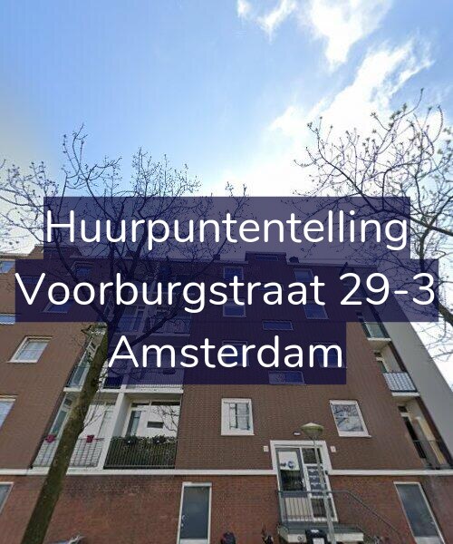 Foto gevel Huurpuntentelling voor Voorburgstraat 29-3, Amsterdam
