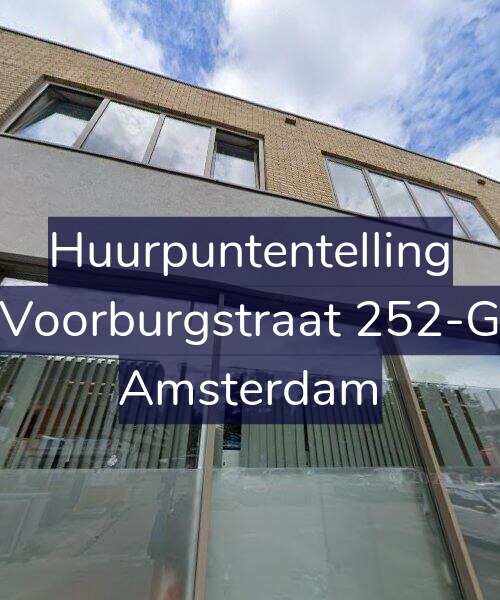 Foto gevel Huurpuntentelling voor Voorburgstraat 252-G, Amsterdam