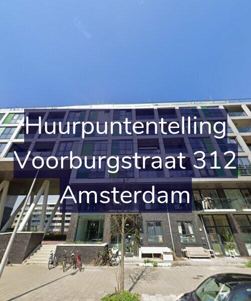 Foto gevel Huurpuntentelling voor Voorburgstraat 312, Amsterdam