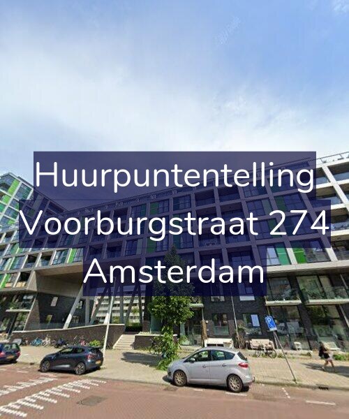 Foto gevel Huurpuntentelling voor Voorburgstraat 274, Amsterdam