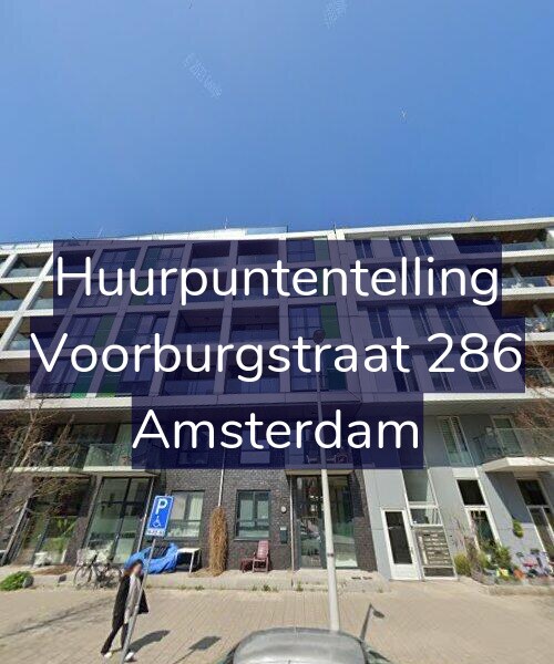 Foto gevel Huurpuntentelling voor Voorburgstraat 286, Amsterdam