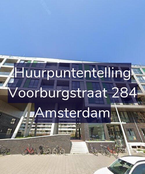 Foto gevel Huurpuntentelling voor Voorburgstraat 284, Amsterdam