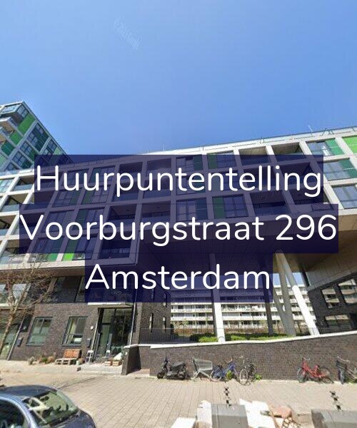 Foto gevel Huurpuntentelling voor Voorburgstraat 296, Amsterdam
