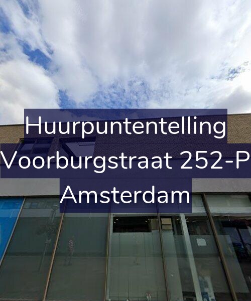 Foto gevel Huurpuntentelling voor Voorburgstraat 252-P, Amsterdam