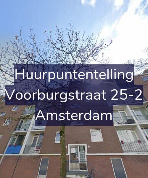 Foto gevel Huurpuntentelling voor Voorburgstraat 25-2, Amsterdam