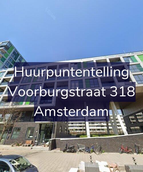 Foto gevel Huurpuntentelling voor Voorburgstraat 318, Amsterdam
