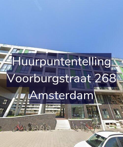 Foto gevel Huurpuntentelling voor Voorburgstraat 268, Amsterdam