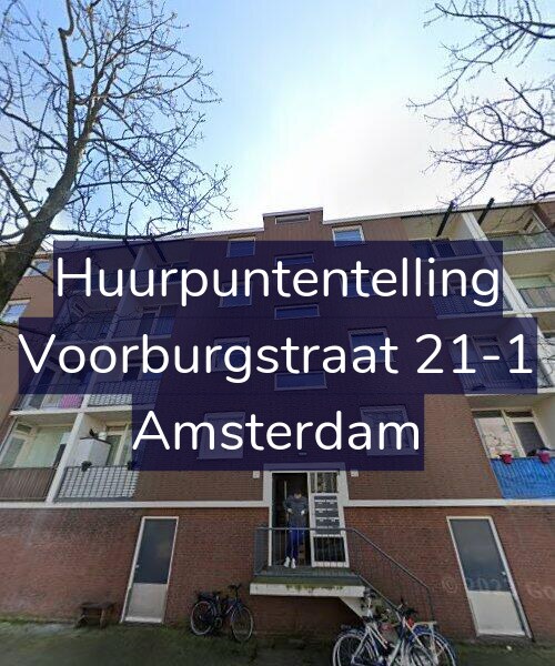 Foto gevel Huurpuntentelling voor Voorburgstraat 21-1, Amsterdam