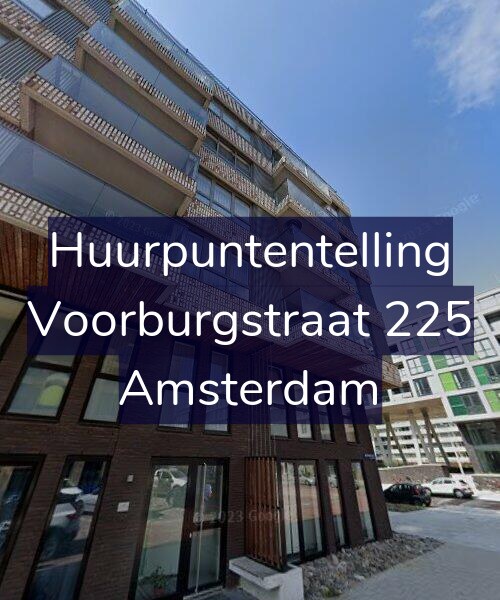 Foto gevel Huurpuntentelling voor Voorburgstraat 225, Amsterdam