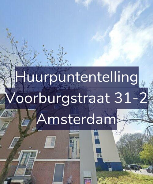 Foto gevel Huurpuntentelling voor Voorburgstraat 31-2, Amsterdam