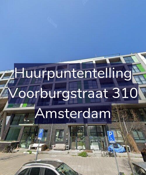 Foto gevel Huurpuntentelling voor Voorburgstraat 310, Amsterdam