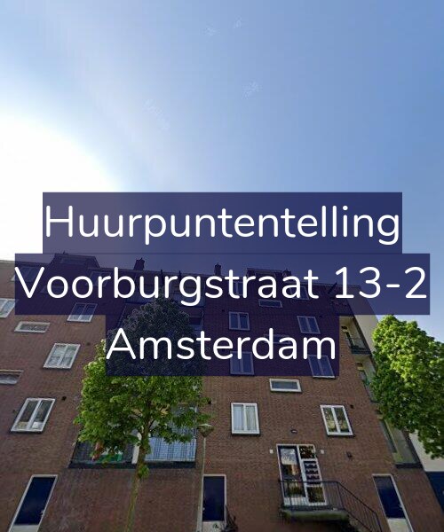 Foto gevel Huurpuntentelling voor Voorburgstraat 13-2, Amsterdam