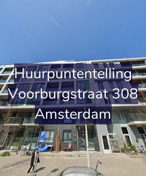 Foto gevel Huurpuntentelling voor Voorburgstraat 308, Amsterdam