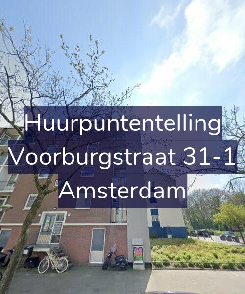 Foto gevel Huurpuntentelling voor Voorburgstraat 31-1, Amsterdam