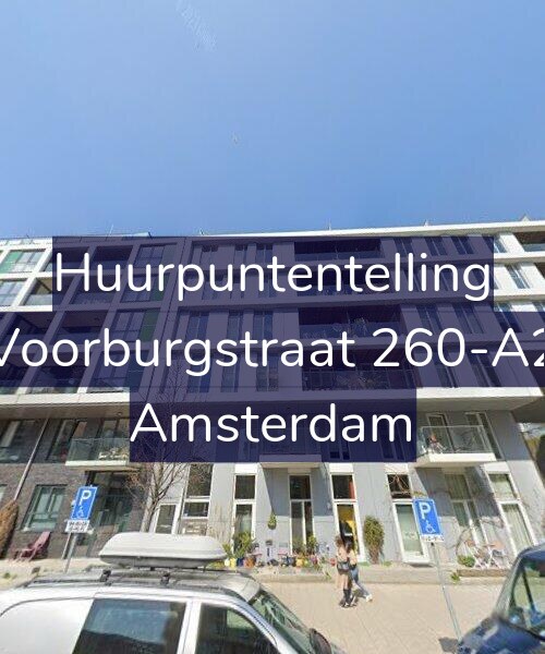 Foto gevel Huurpuntentelling voor Voorburgstraat 260-A2, Amsterdam