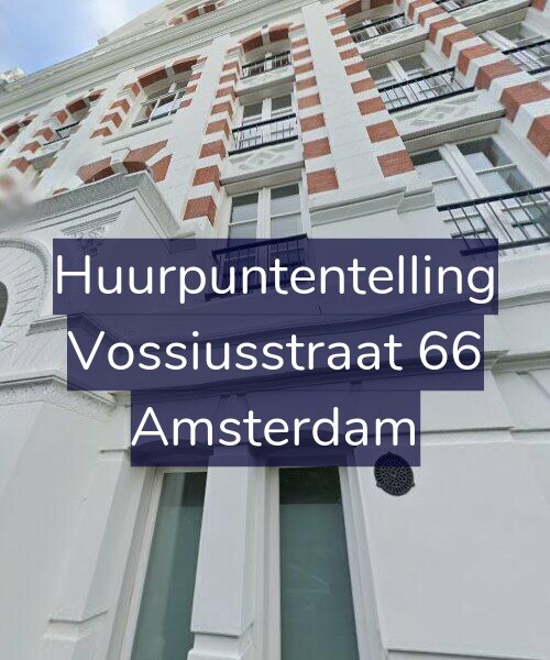 Foto gevel Huurpuntentelling voor Vossiusstraat 66, Amsterdam
