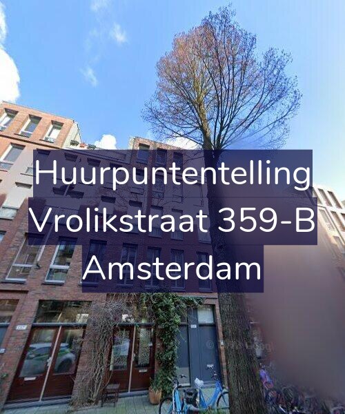Foto gevel Huurpuntentelling voor Vrolikstraat 359-B, Amsterdam