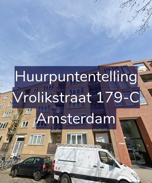 Foto gevel Huurpuntentelling voor Vrolikstraat 179-C, Amsterdam