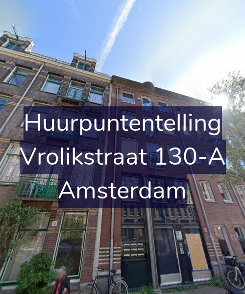 Foto gevel Huurpuntentelling voor Vrolikstraat 130-A, Amsterdam