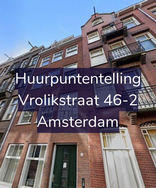 Foto gevel Huurpuntentelling voor Vrolikstraat 46-2, Amsterdam
