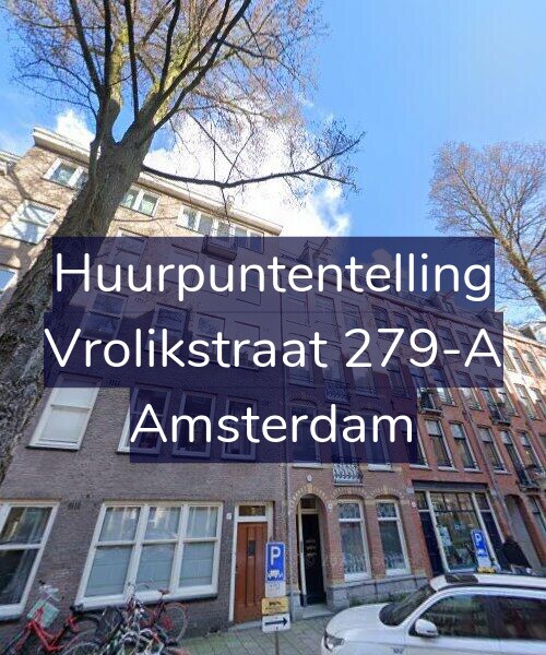 Foto gevel Huurpuntentelling voor Vrolikstraat 279-A, Amsterdam