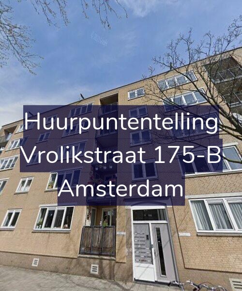 Foto gevel Huurpuntentelling voor Vrolikstraat 175-B, Amsterdam
