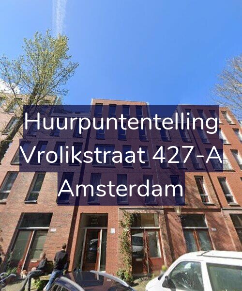 Foto gevel Huurpuntentelling voor Vrolikstraat 427-A, Amsterdam