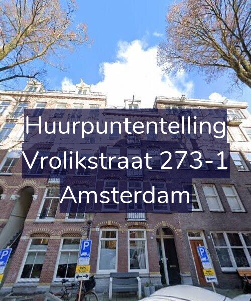 Foto gevel Huurpuntentelling voor Vrolikstraat 273-1, Amsterdam