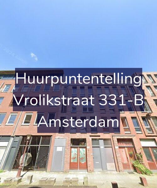 Foto gevel Huurpuntentelling voor Vrolikstraat 331-B, Amsterdam