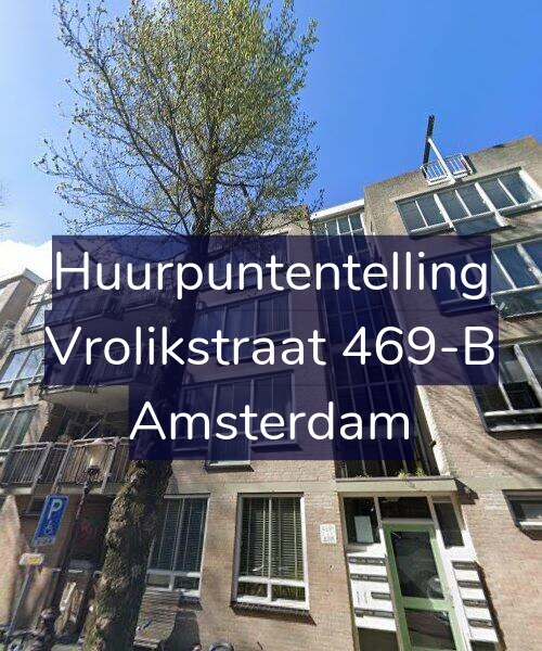 Foto gevel Huurpuntentelling voor Vrolikstraat 469-B, Amsterdam