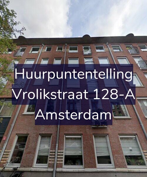 Foto gevel Huurpuntentelling voor Vrolikstraat 128-A, Amsterdam