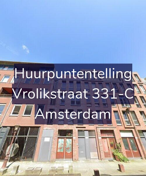 Foto gevel Huurpuntentelling voor Vrolikstraat 331-C, Amsterdam